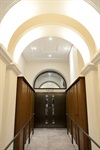 The corridor leading to the Judges’ entrance to the Court (Photograph Courtesy of Mr. Lau Chi Chuen)